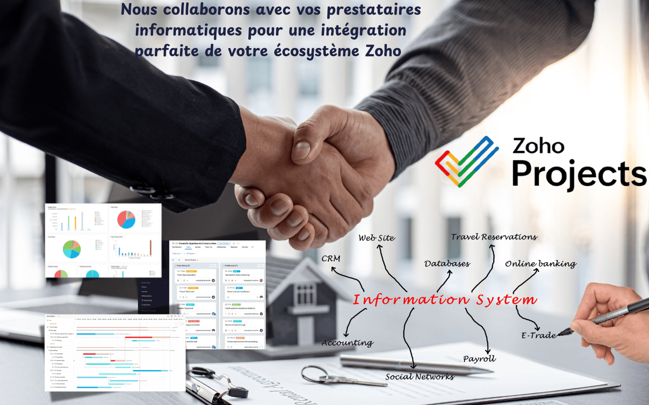 Notre méthodologie d'accompagnement avec Zoho Projects